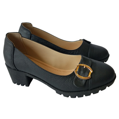 Giày Cao Gót Nữ BIGGBEN Da Bò Thật Cao 5 Phân GCG13