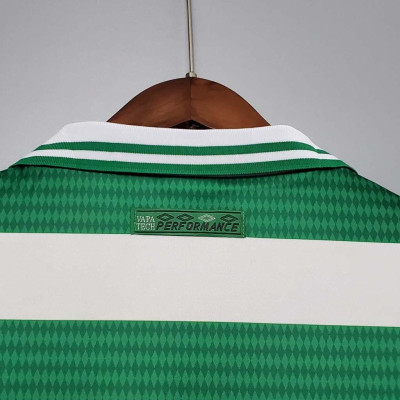 Áo Bóng Đá Retro Celtic 1998 - Sân Nhà bản cao cấp vải Cotton Polyester
