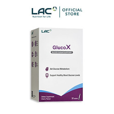 BỘT HÒA TAN HỖ TRỢ KIỂM SOÁT ĐƯỜNG HUYẾT LAC GLUCOX (2.5G X 30 GÓI)