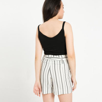 Quần Shorts Lưng Xếp Ly Hity PAN033 (Sọc Trắng Kim Cương)