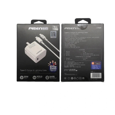 Bộ sạc nhanh Pi QUICK TS-C140 chân gập TypeC to L 20W hỗ trợ PD3.0 / FCP / QC4 Kai Nguyễn ( hàng chính hãng)