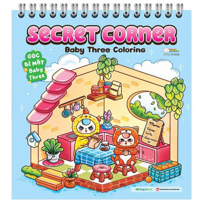 Sách - Secret Corner - Baby Three Coloring - Góc Bí Mật Baby Three