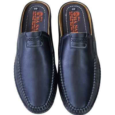 Dép bít mũi nam da bò thật HÀ NAM cao cấp GSB2046