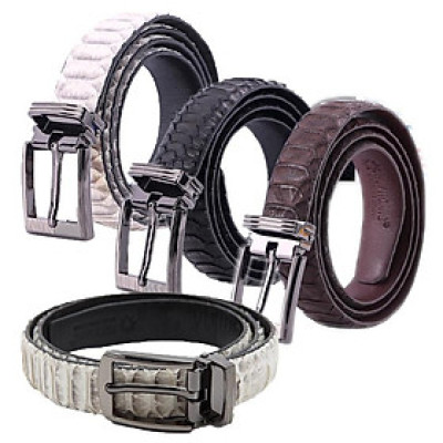 HP5311-12-13-14 - Dây thắt lưng nữ da trăn Huy Hoàng 2,5P Vip màu trắng, da nguyên thủy, đen, nâu