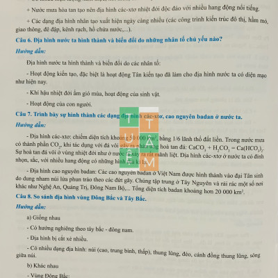 Sách - Bồi dưỡng học sinh giỏi Địa lí 8