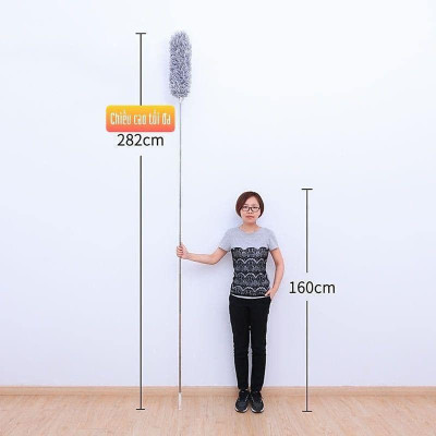 Chổi Quét Trần Gấp Gọn, Lau Bụi, Quét Trần Nhà Thông Minh - Hàng Loại 1 - Chính Hãng MINIIN