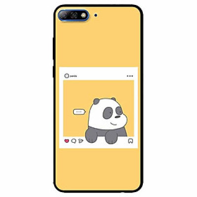 Ốp lưng dành cho Huawei Y7 Prime 2018 mẫu Chú Gấu Khung Hình