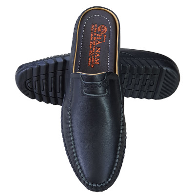 Dép bít mũi nam da bò thật HÀ NAM cao cấp GSB2047