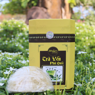 Trà yến phú quốc - hộp 18 gói - có công dụng thanh mát, giải nhiệt, tăng sức đề kháng
