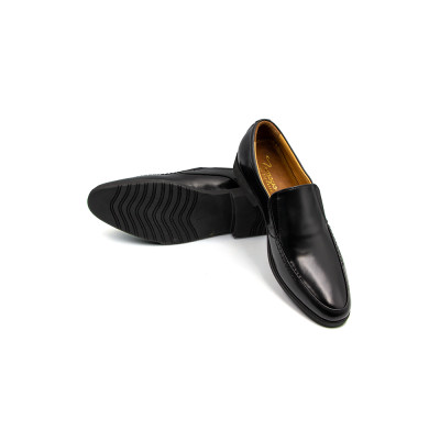 Giày tây nam Tomoyo đen bóng TMN03601