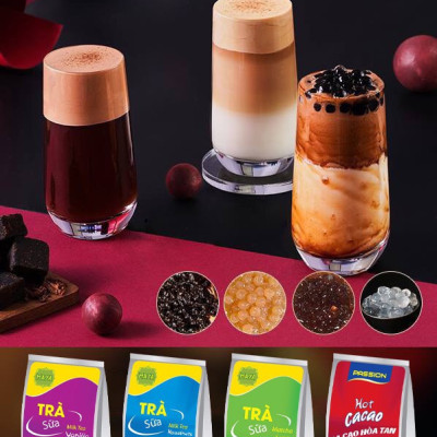 Combo Bột trà sữa (Matcha, Vanilla, Hazelnut)