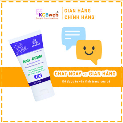 Kem bôi ngoài da Anti-Derm, mụn, ghẻ, xà mâu cho thú cưng