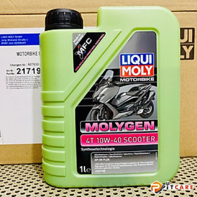 Nhớt Xe Ga Liqui Moly Molygen Scooter 10W40 21719 1L Chính Hãng