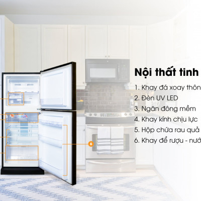  VH-199KD - Tủ Lạnh Sanaky Inverter 185 Lít - Hàng Chính Hãng