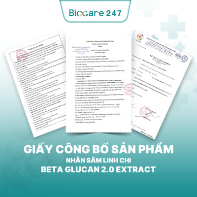 Nhân sâm linh chi kết hợp Beta-Glucan 2.0 Extract