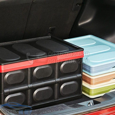 Thùng đựng đồ đa năng gấp gọn để sau ô tô