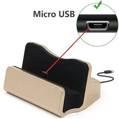 Dock sạc kiêm giá đỡ đa năng cho điện thoại - cổng sạc Micro USB