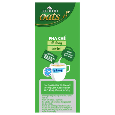 Combo 2 túi: Ngũ Cốc Gạo Lứt Huyết Rồng 400G + Ngũ Cốc Yến Mạch 400G [ít đường] (Tặng Kèm 1 Túi Yến Mạch 150G)