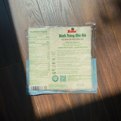 Bánh tráng chả giò Shammi gói 200g, bánh tráng cuốn chả giò size 22cm, bánh đa nem xuất khẩu