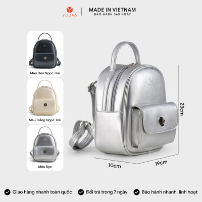Balo Yuumy ( Thời trang nữ mini phong cách dễ thương  - Balo da Glossy YBA110 )