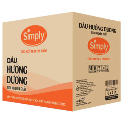 Dầu hướng dương Simply 2L