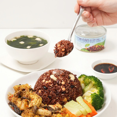 Sườn chay xào sả sớt thơm ngon đậm vị 100g Tâm Minh Foods