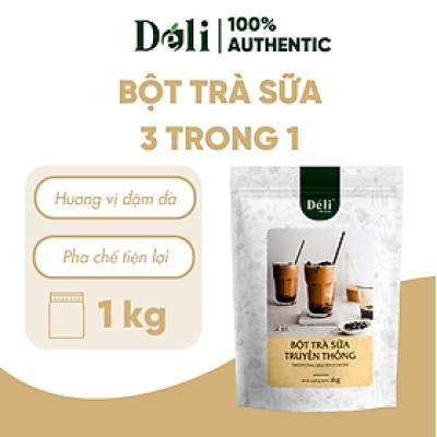 Trà Sữa Truyền Thống Tự Pha 3in1 Déli - 250gr
