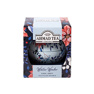 [LIMITED EDITION] TRÀ AHMAD ANH QUỐC -  HÌNH CẦU WINTER - BÁ TƯỚC pha ấm (25g) - Earl Grey - Chắt lọc sự tinh túy