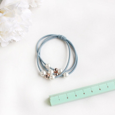 Đồ buộc tóc xinh xắn, 5 chun buộc tóc đính hạt nhiều màu cực đẹp SC24