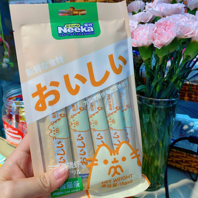 Súp Thưởng Cho Mèo Neeka Gói 5 Thanh x 15g