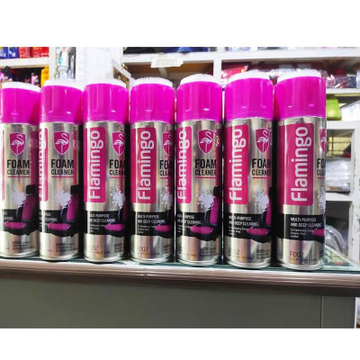 Bình Xịt Bọt Vệ Sinh Ghế Da Nội Thất Ô Tô  - Chai Xịt Bọt Vệ Sinh Flamingo Dung Tích 650ml CARZONE.TOP
