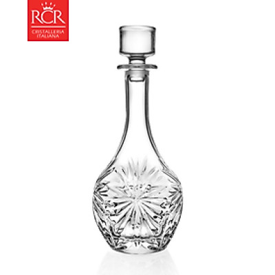Bình Rượu Thuỷ Tinh Pha Lê Ý RCR - Oasis Round Bottler 1.0L
