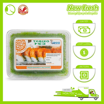  Trứng Cá Chuồn Tobiko Xanh Nhật Bản - Hộp 500Gr