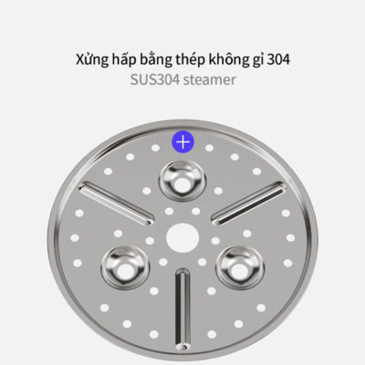 Nồi điện đa năng LocknLock Digital multipot EJP186VY lòng nồi chống dính, có chức năng hẹn giờ, dung tích 1.2L - Màu ngà - Hàng chính hãng