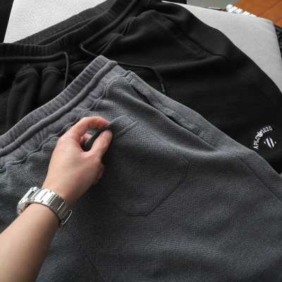 Quần short thun Tank thêu, chất thun Pique mắt thoi cao cấp - FORMEN SHOP - FMPS253