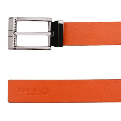 Thắt Lưng Nữ Da Bò Cỡ Lớn Huy Hoàng HT5141 - Cam