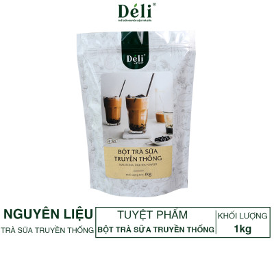 Bột trà sữa truyền thống 3in1 Déli - 1kg ( 25 ly ) pha chế trà sữa tiện lợi, nhanh chóng