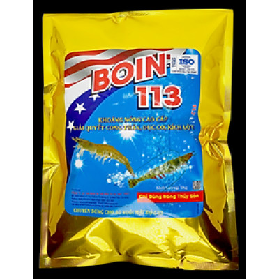 Boin 113 - Bổ sung khoáng chất cần thiết cho sự phát triển của tôm, cá
