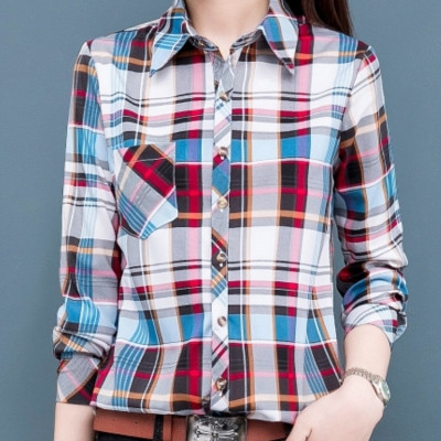 Áo sơ mi nữ dài tay cố đức kín đáo, họa tiết nổi bật đặc sắc, lên form đẹp NH23