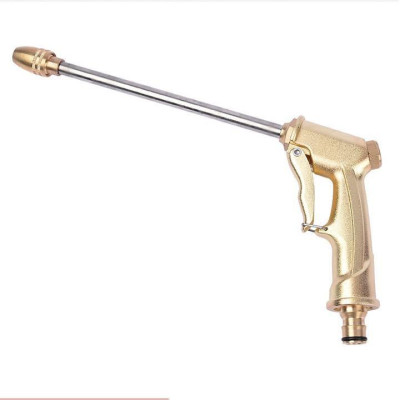  Bộ dây vòi xịt nước rửa xe, tưới cây . tăng áp 3 lần, loại 20m 206701-3 đầu đồng, cút nối vàng