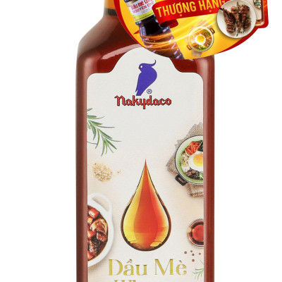 Dầu Mè Thơm Nakydaco chai thủy tinh sang trọng 250ml