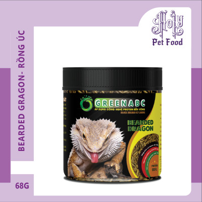 Thức ăn Rồng Râu, Rồng Úc - Bearded Dragon - Tăng cường đề kháng, Tiêu hóa tốt - hộp 68g