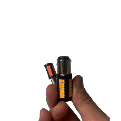 Bóng đèn led hậu 1157 Chipset 33 Bóng led có thấu kính hội tụ thế hệ mới cao cấp siêu sáng