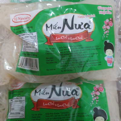 Combo 10 Gói Miến Nưa Vị Nguyên Das Keto 240g