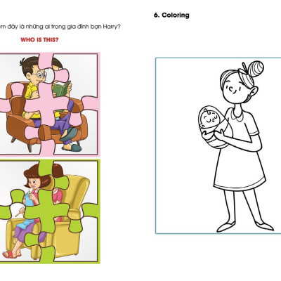 I Can My Family - sách học tiếng Anh cho trẻ mầm non