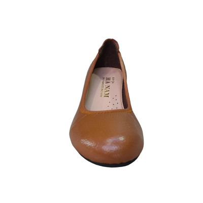 Giày Búp Bê Nữ Cao Gót HA NAM Da Bò Thật Thời Trang Cao Cấp 5cm GBBN2080