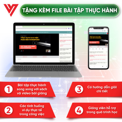 Combo 6 Sách Excel - Word - Powerpoint - Google Sheet - 150 TT - 90 Hàm Excel ĐÀO TẠO TIN HỌC Tặng Kèm Video Khóa Học