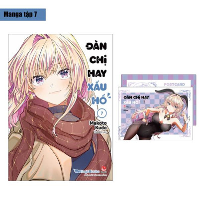 Sách - Đàn Chị Hay Xấu Hổ - Tập 7 - Tặng Kèm Postcard