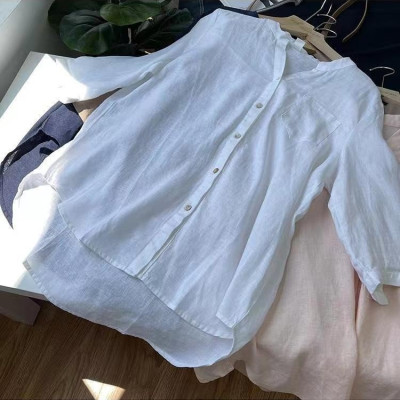 Sơ mi tay dài chất liệu linen thấm mồ hôi, đễ mặc nhiều màu sắc lựa chọn