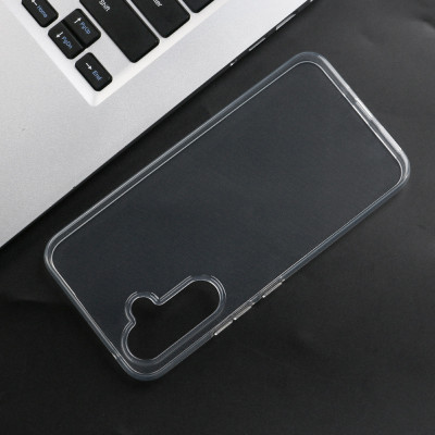 Ốp lưng dẻo Silicon trong suốt cho Samsung A34 hiệu Ultra thin (mỏng 0.6mm) - Hàng nhập khẩu